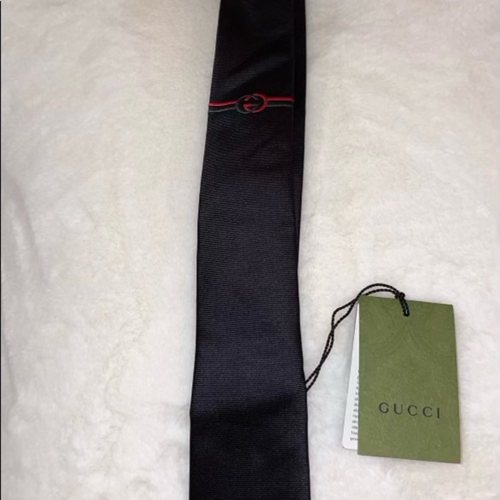 Gucci interlocking G silk tie